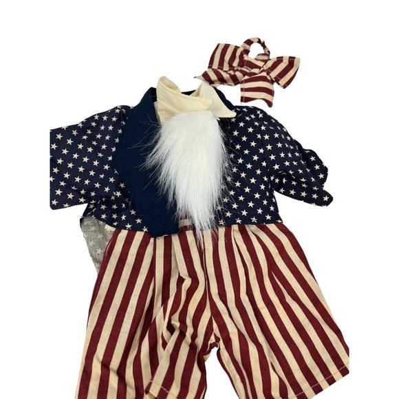 Tender Heart Treasure 12” Bear Doll Flag Fourth of July Independence Day Outfit - Picture 2 of 5